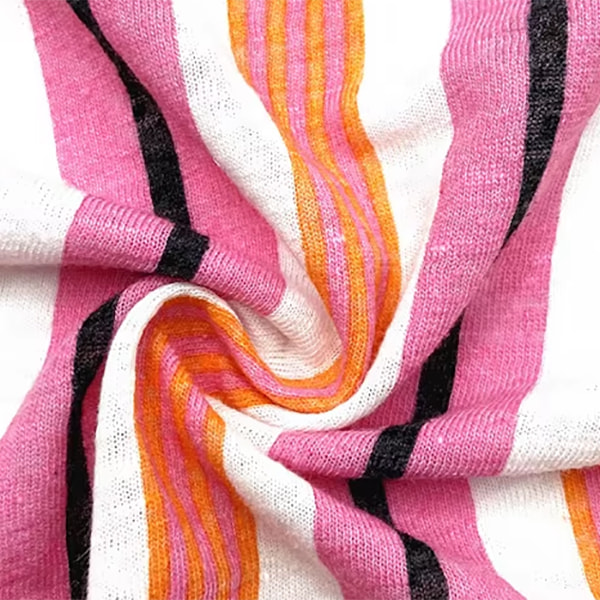 Tela de ropa tejida de peso medio impreso en lino