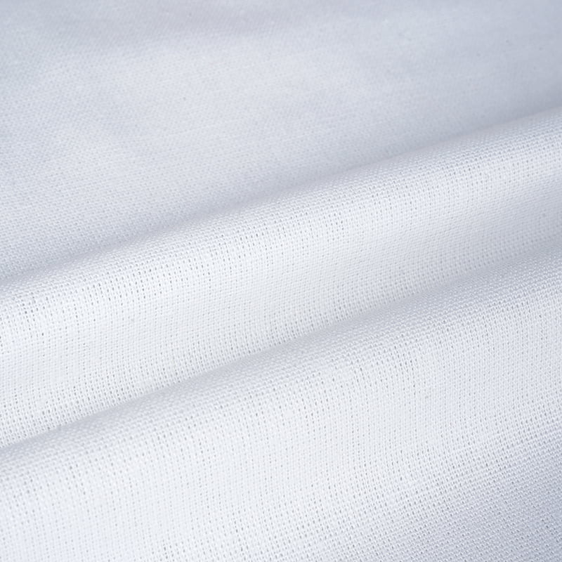 Tejido de Lino Mezclado Natural Ligero y Suave 180gsm con Teñido Liso