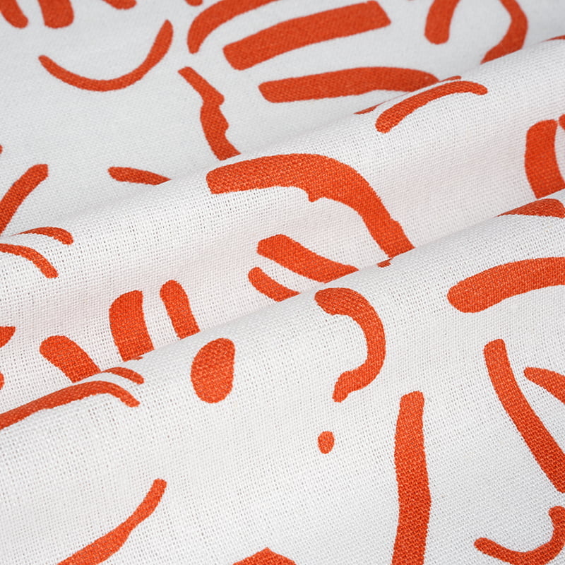 Tejido de Lino Viscosa Impresa Súper Suave 185gsm para Hacer Ropa de Mujer